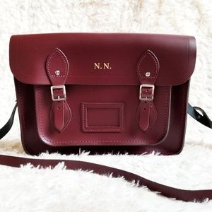 Cambridge 13 in Classic Oxblood Leather Satchel